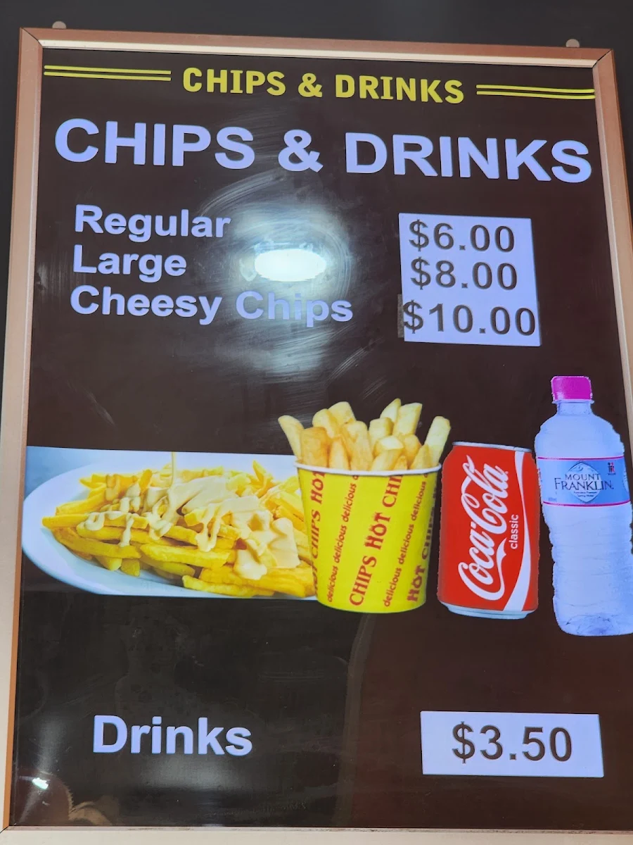 Menu, Ellenbrook Kebabs