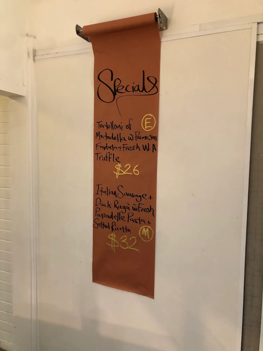 Menu, Bowerbird Dining And Events
