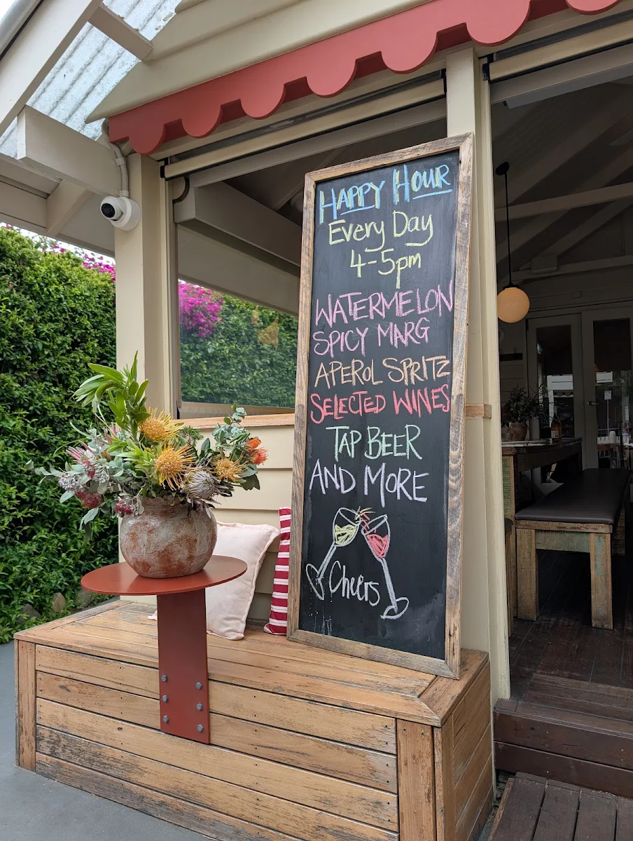 Menu, Tommy Gunns Barwon Heads