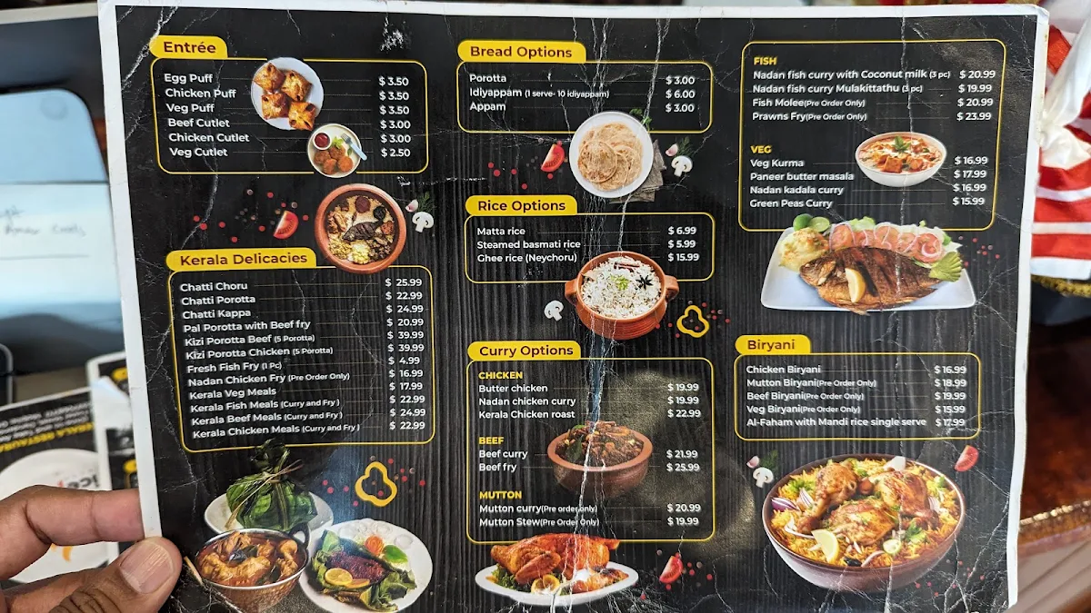 Menu, RiceNGrills