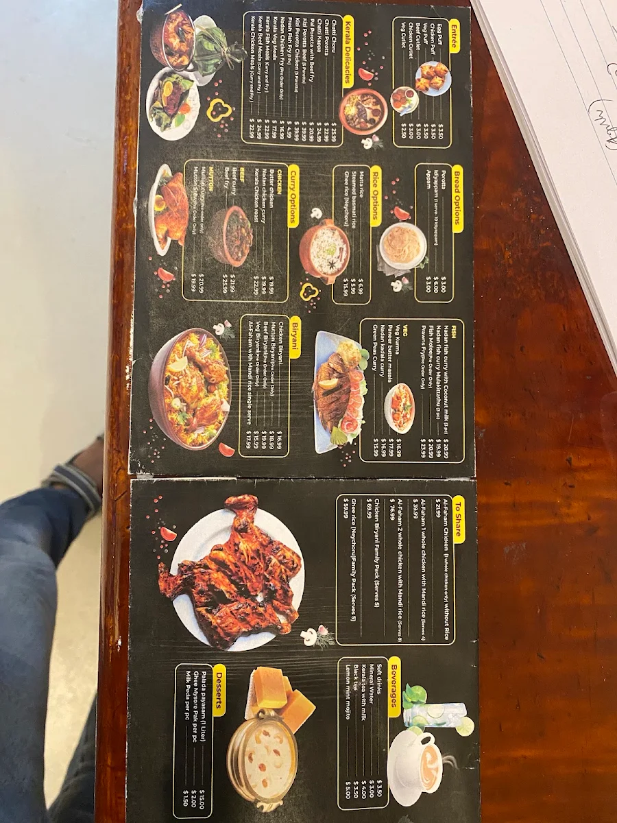 Menu, RiceNGrills