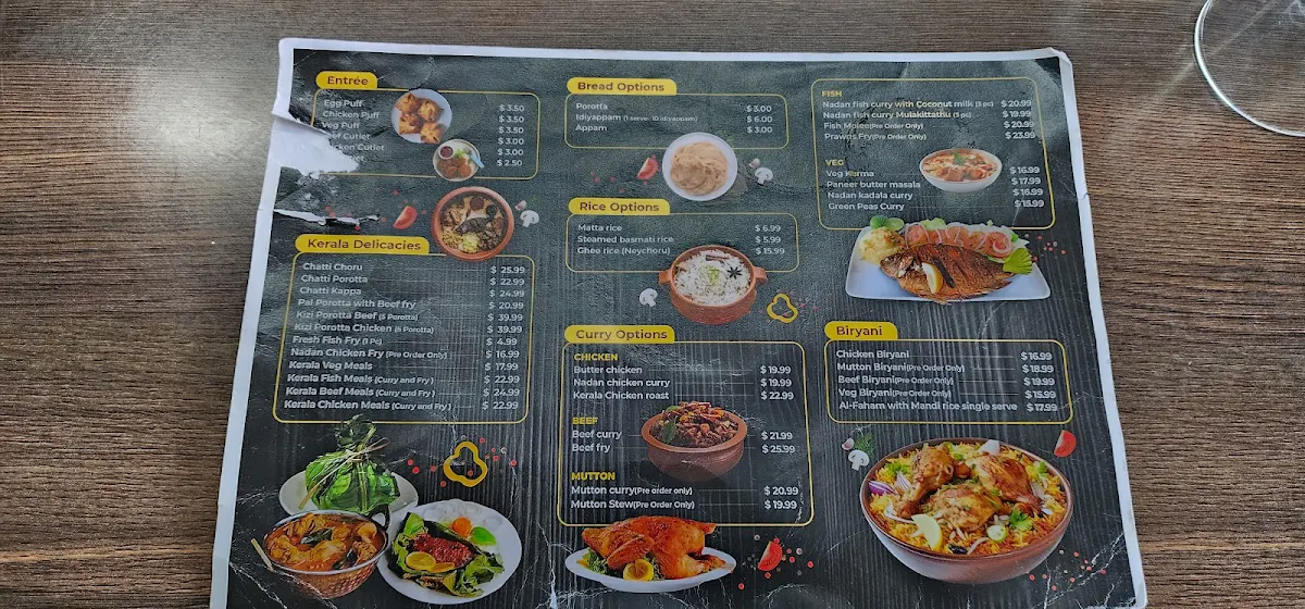 Menu, RiceNGrills