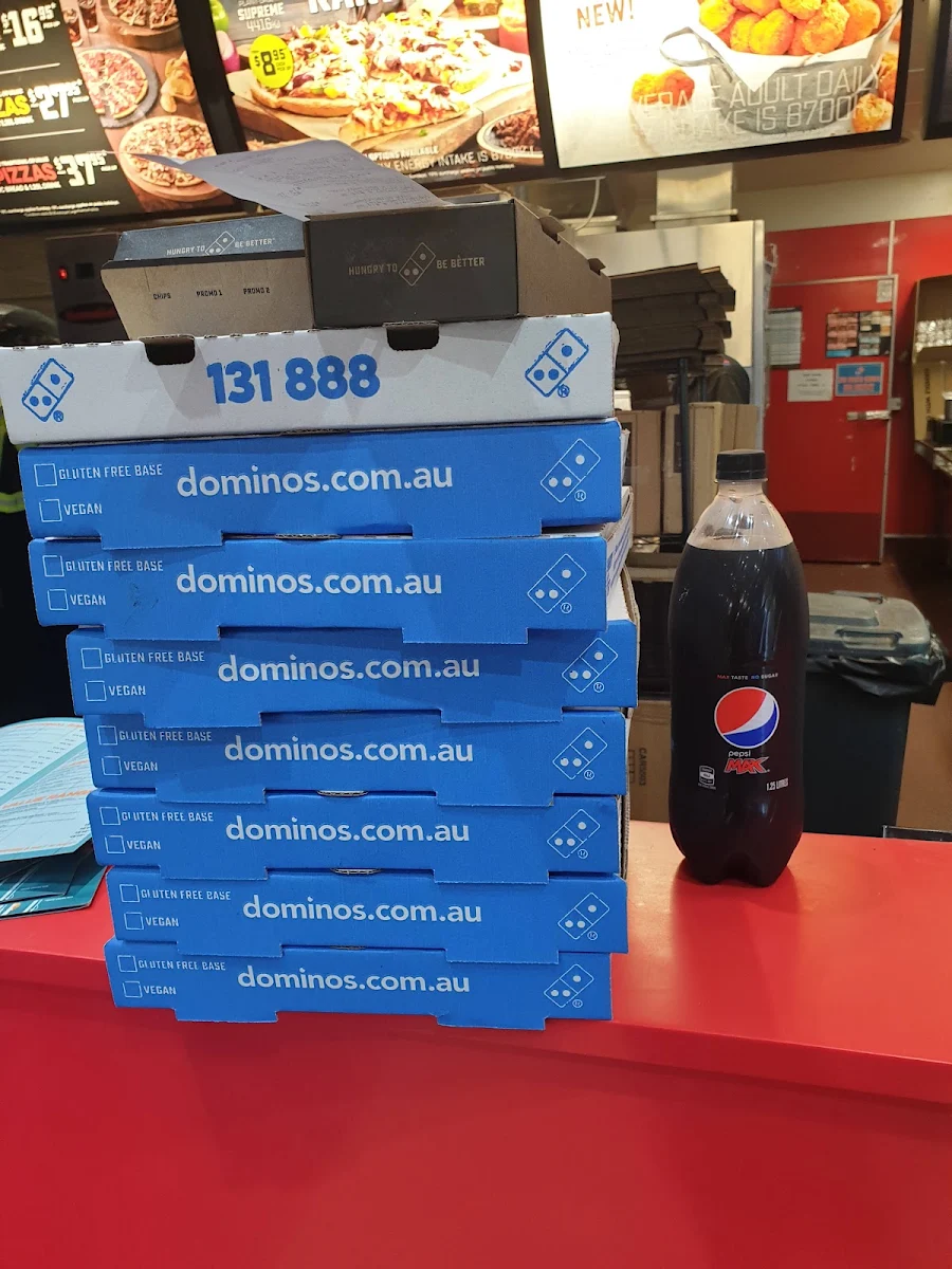 Menu, Domino's Pizza West End