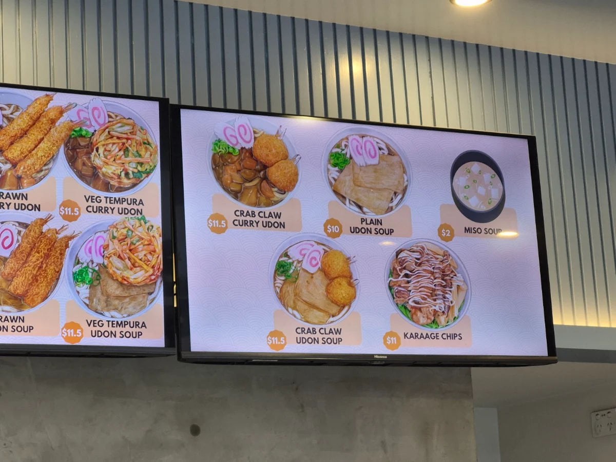 Menu, Mitsuki Sushi