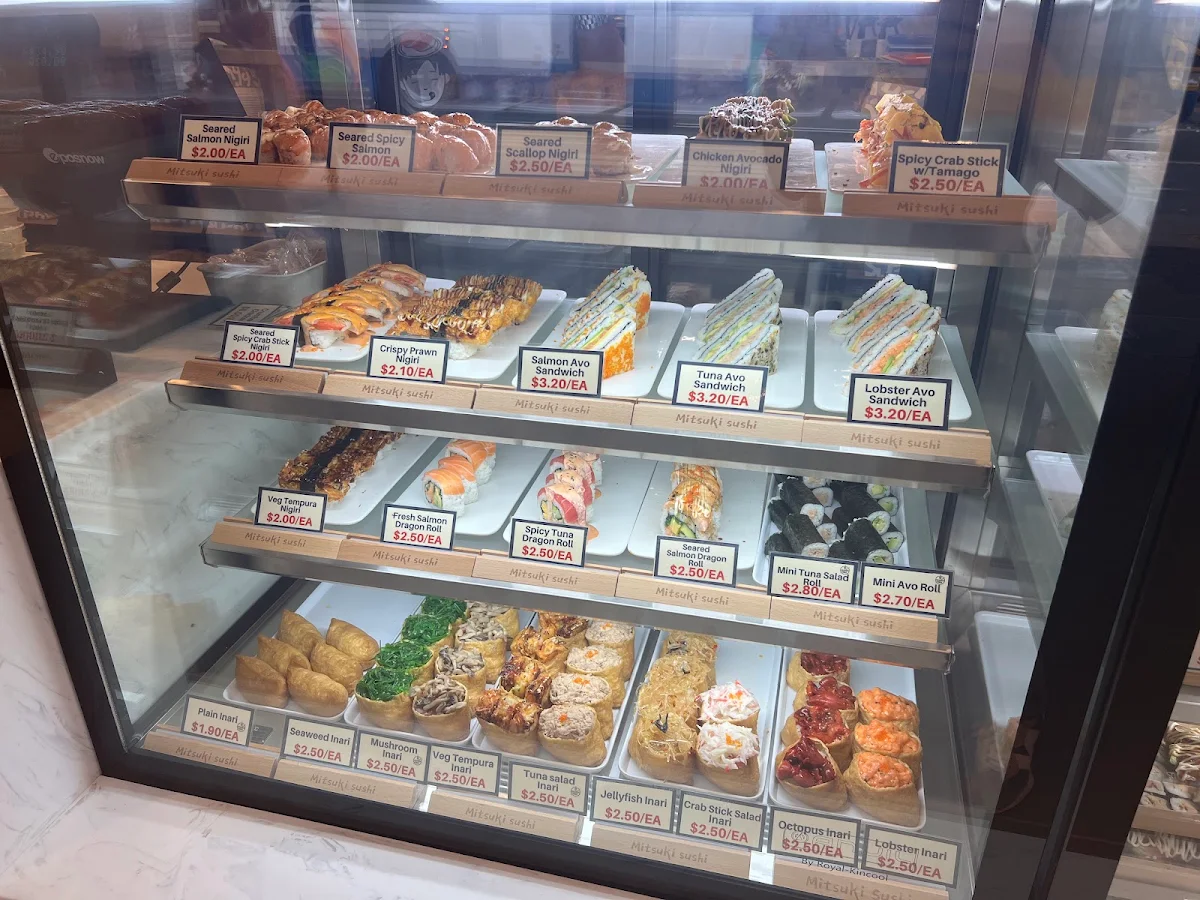 Menu, Mitsuki Sushi