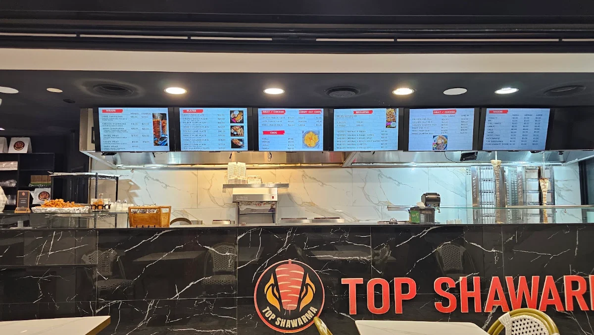 Menu, Top Shawarma Smithfield