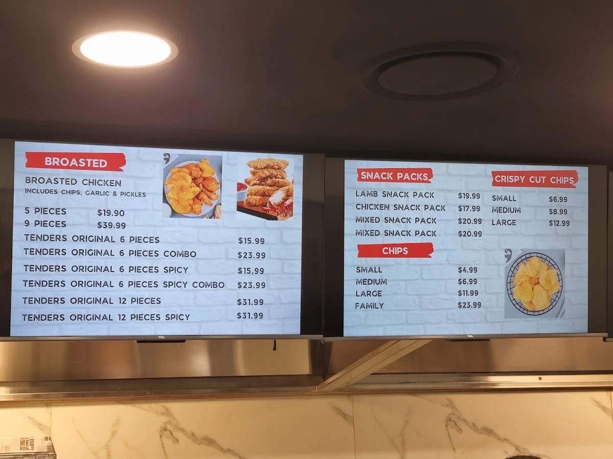 Menu, Top Shawarma Smithfield