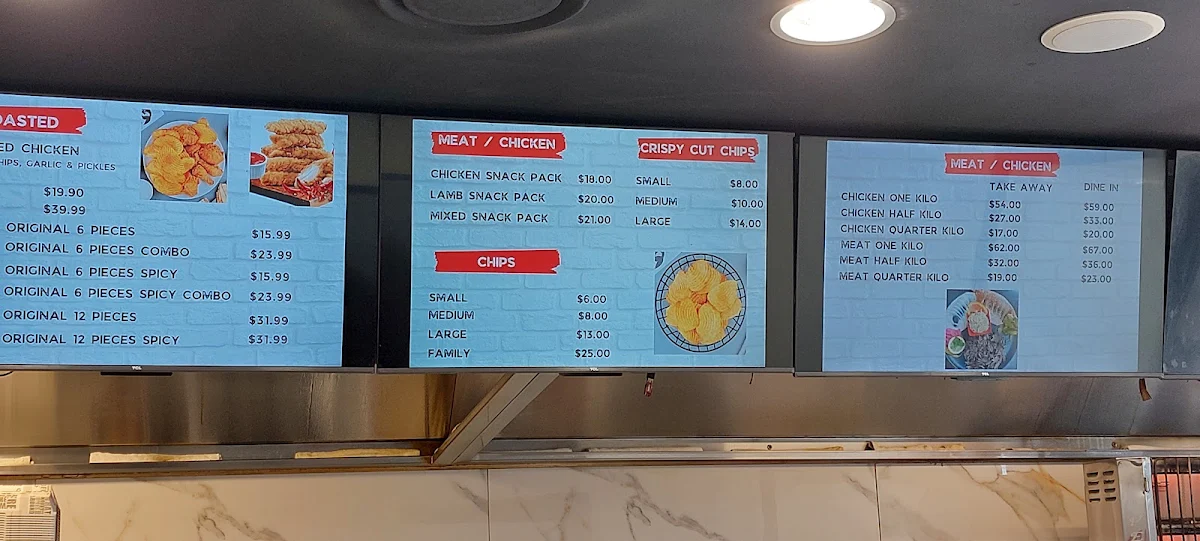Menu, Top Shawarma Smithfield