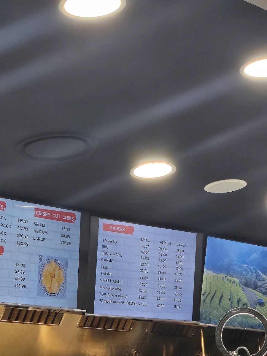 Menu, Top Shawarma Smithfield