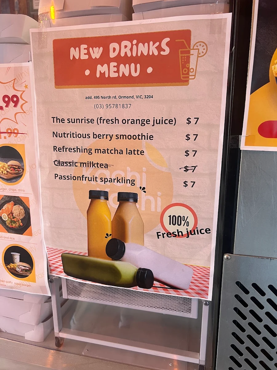 Menu, Kachi Kachi