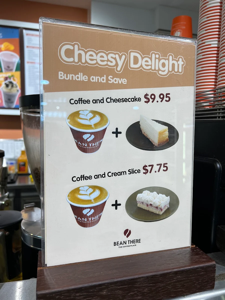 Menu, Bean There Sunnybank