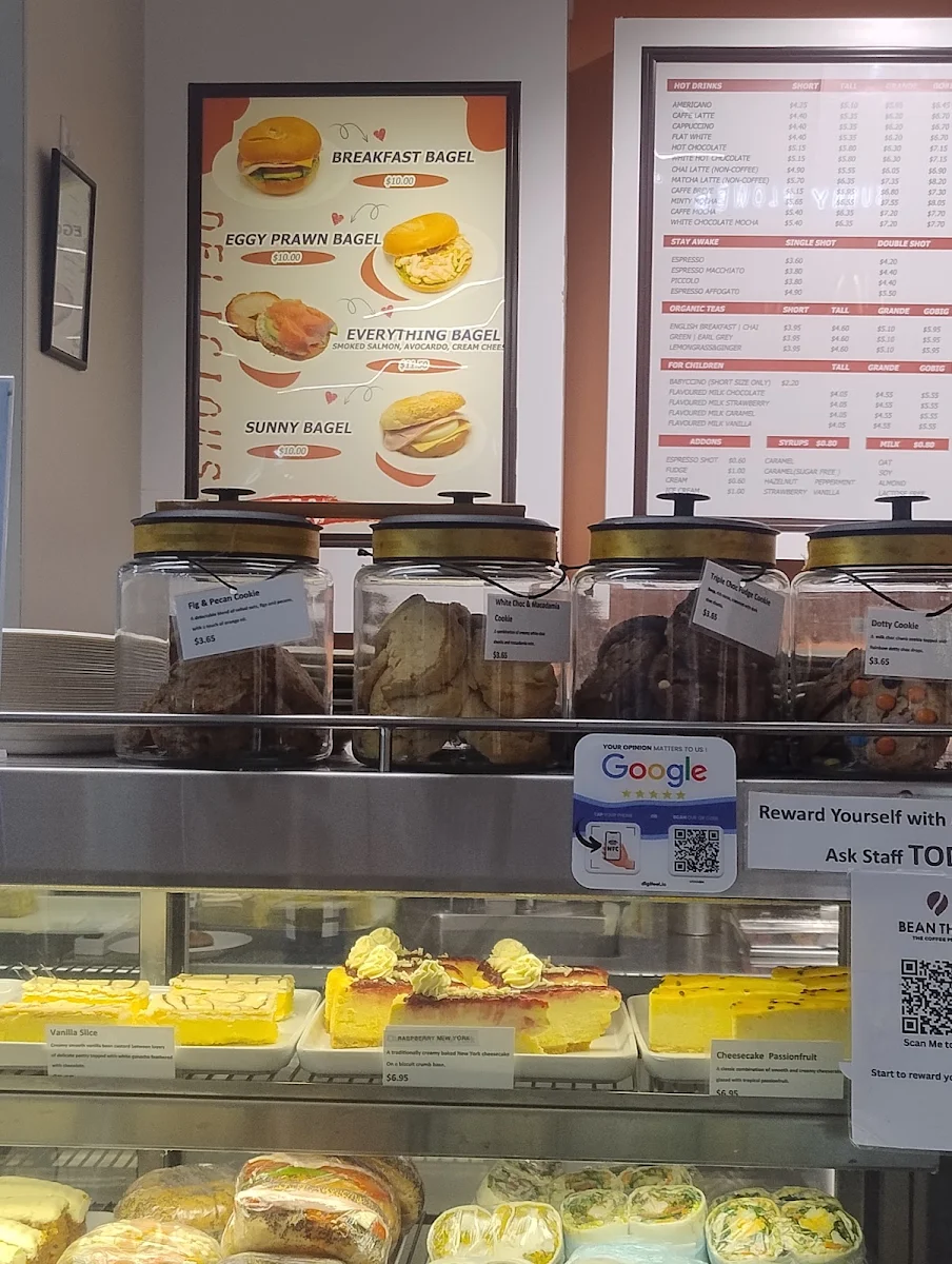 Menu, Bean There Sunnybank