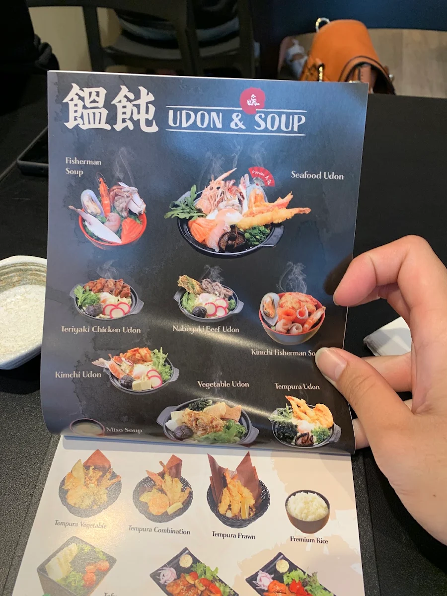 Menu, Makoto Sushi Bar