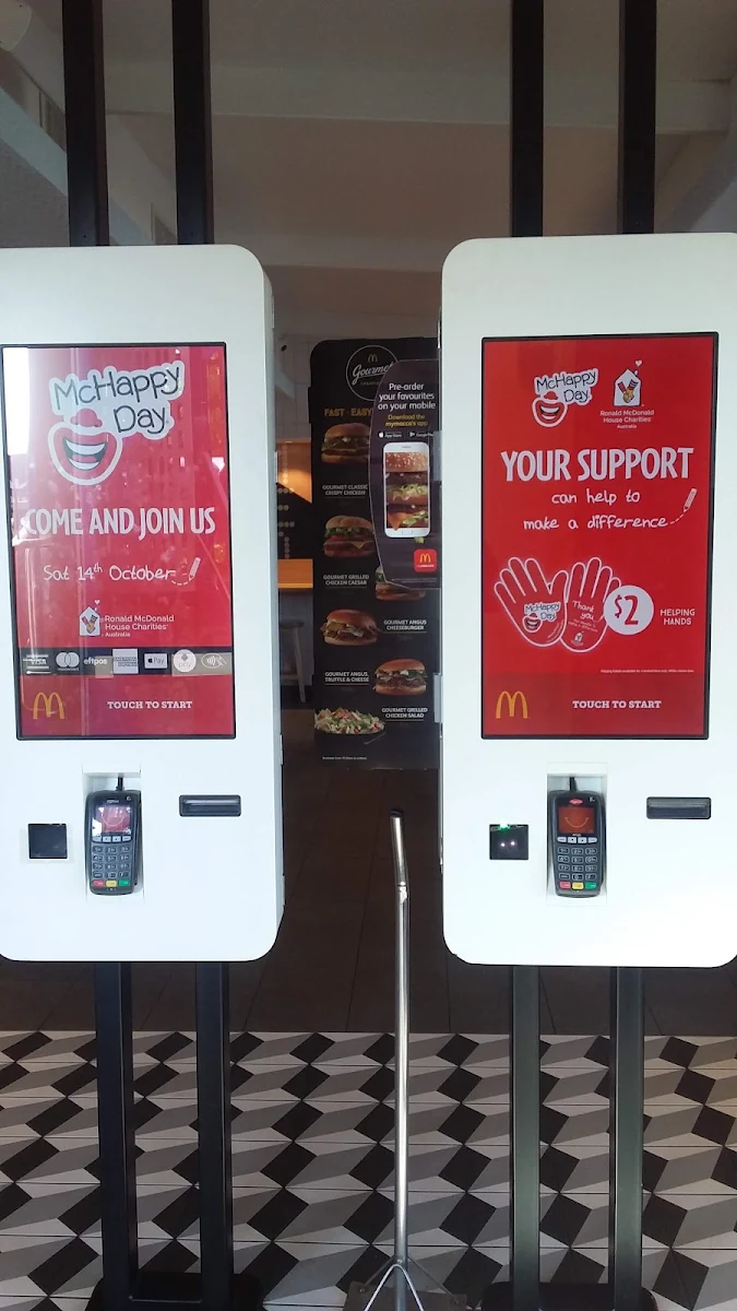 Menu, McDonald's Maryborough QLD