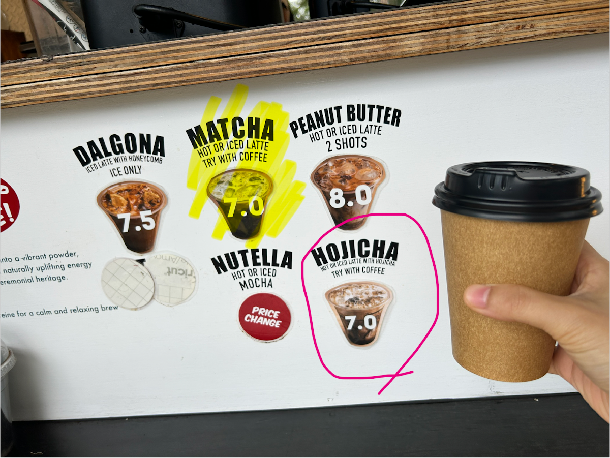 Menu, BNE Pop Up