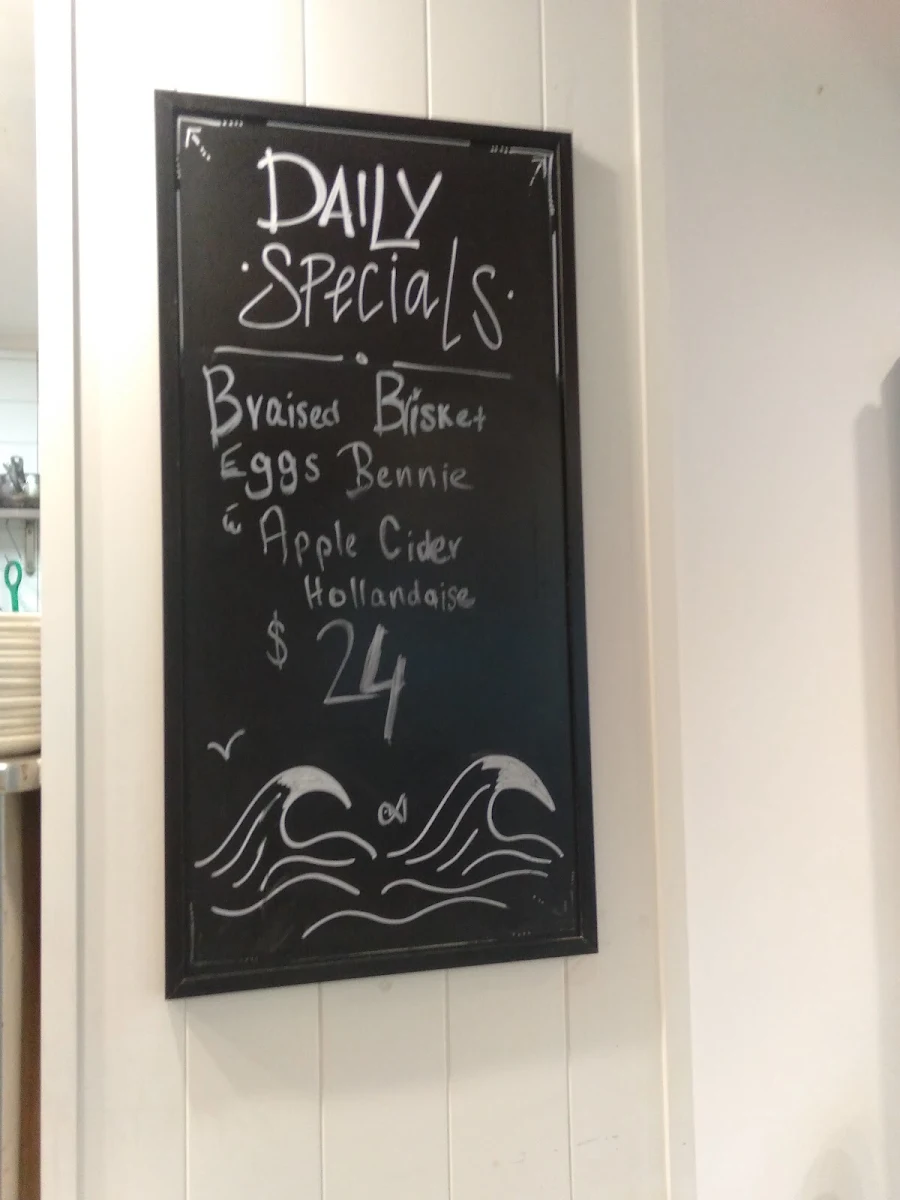 Menu, Hi Tide by the beach