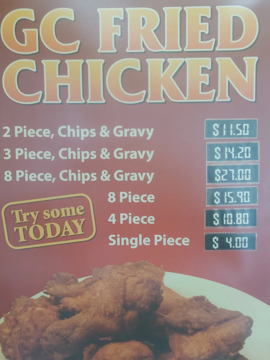 Menu, Golden Chicken