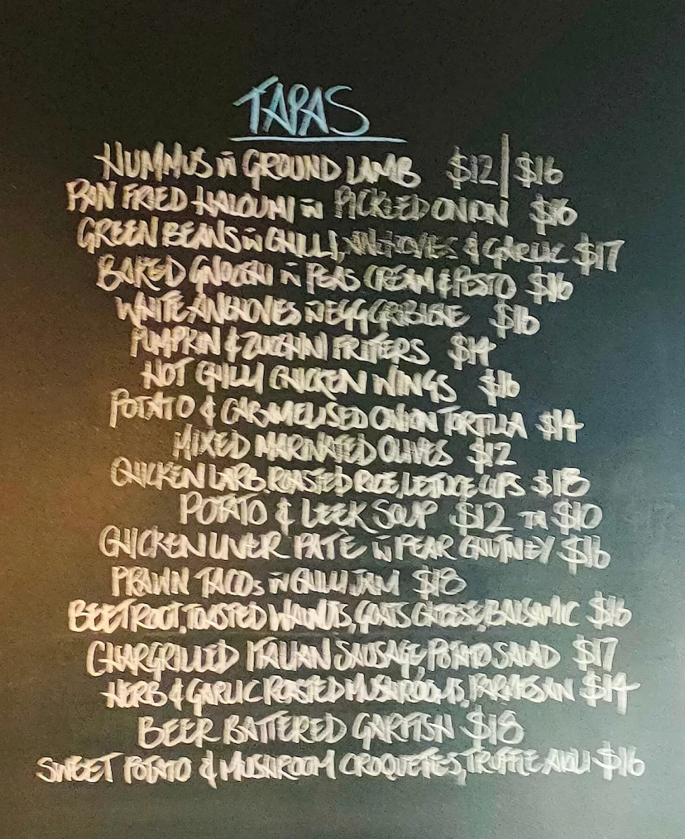 Menu, Melt Hyde Park