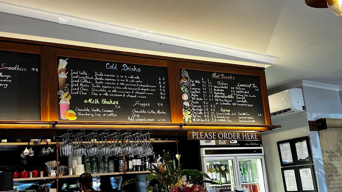 Menu, Elevation Cafe