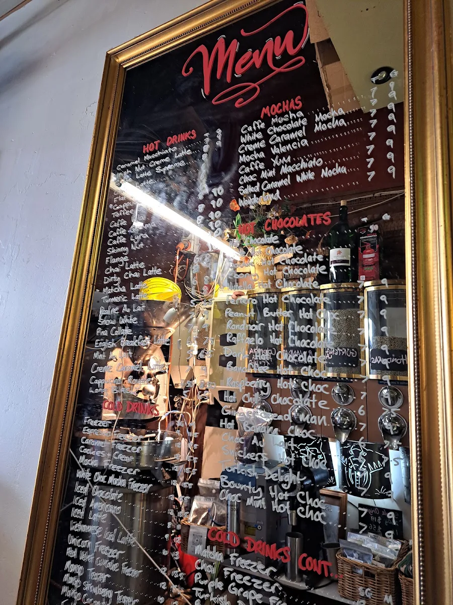 Menu, Coffee Republic