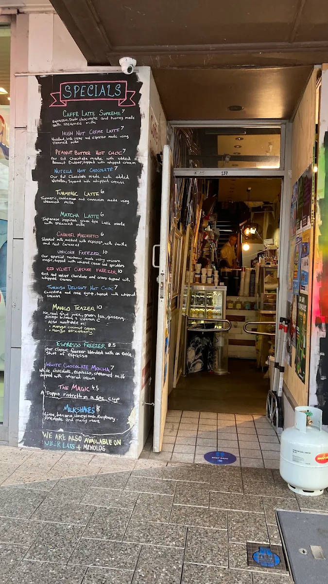 Menu, Coffee Republic
