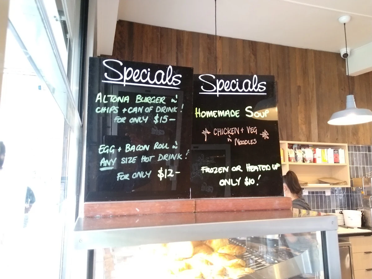 Menu, Salt n Pepa Cafe