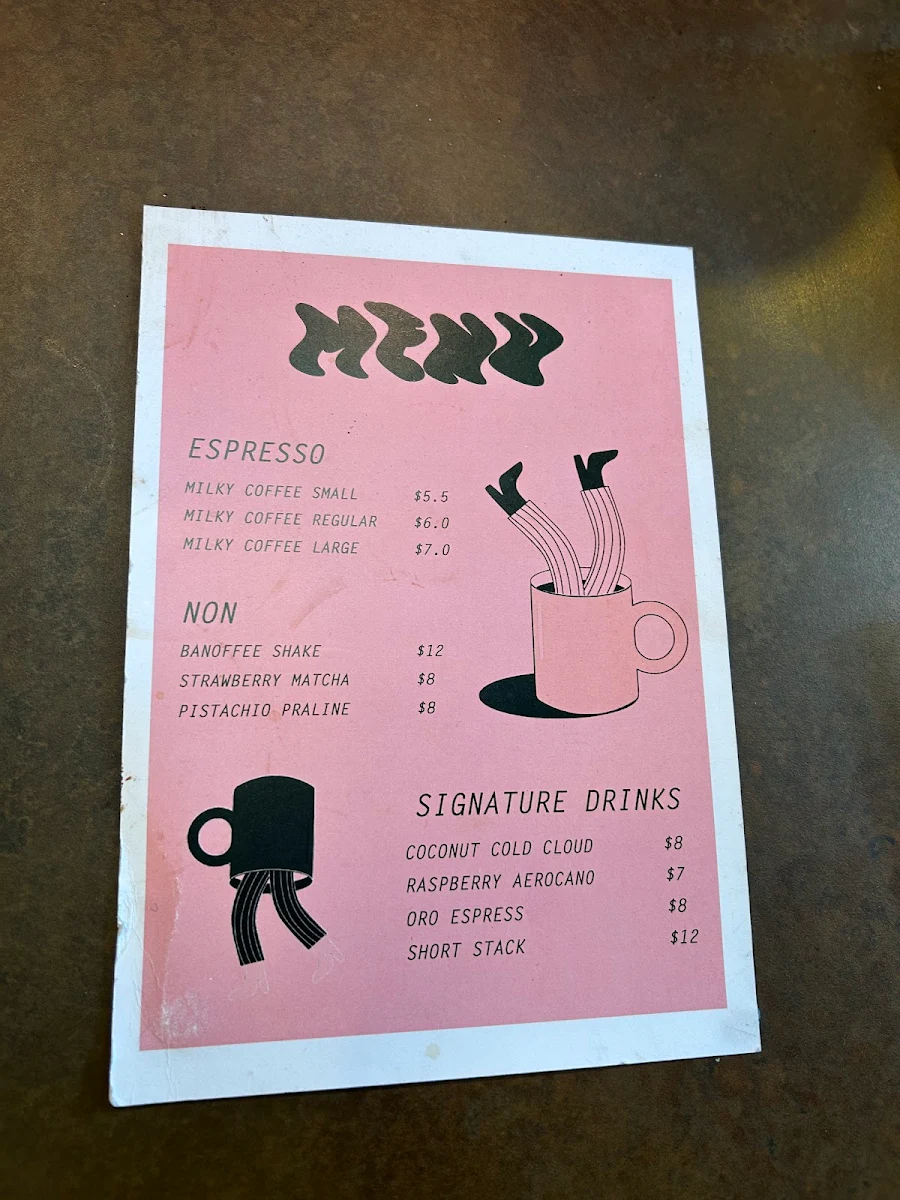 Menu, Oli & Levi