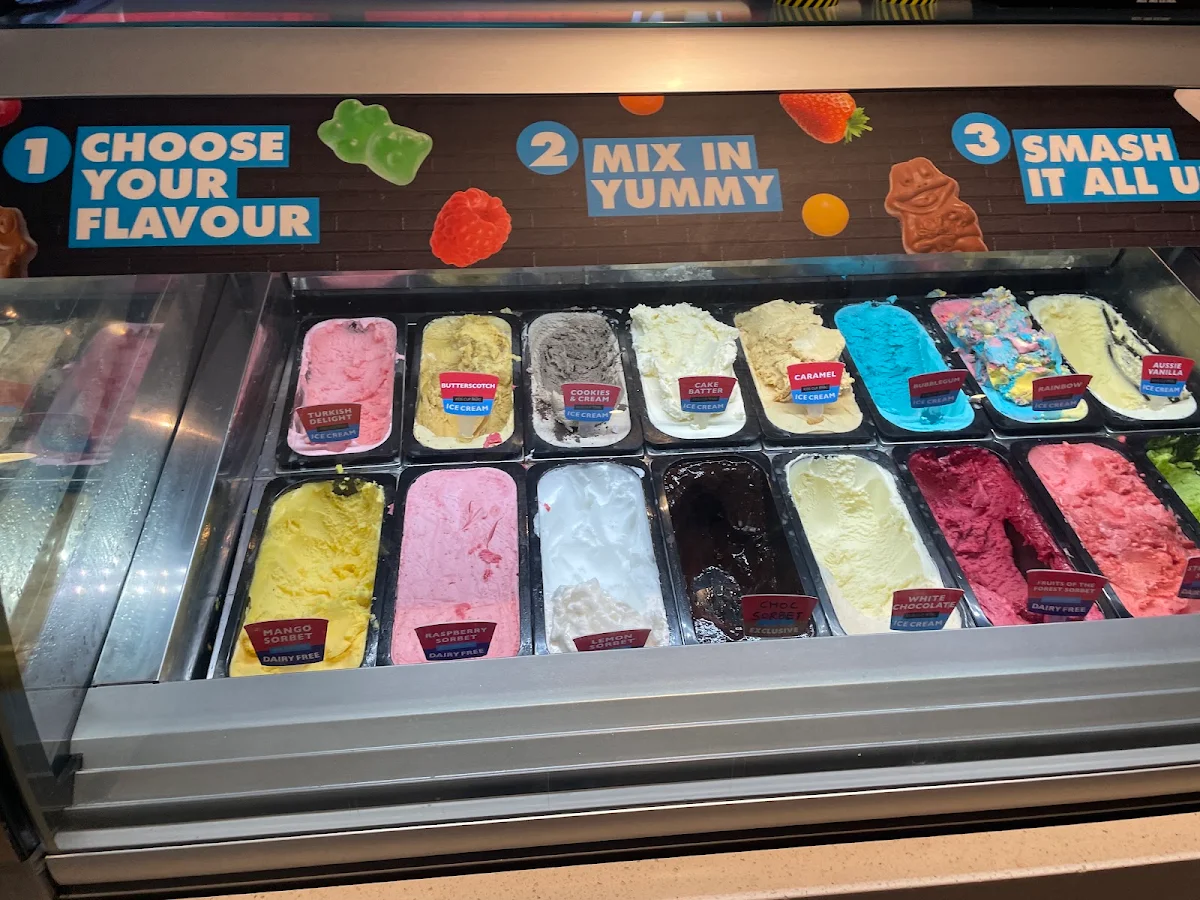 Menu, Cold Rock Ice Creamery Hampton