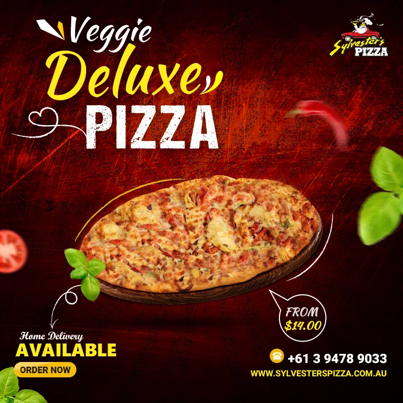 Menu, Sylvester's Pizza
