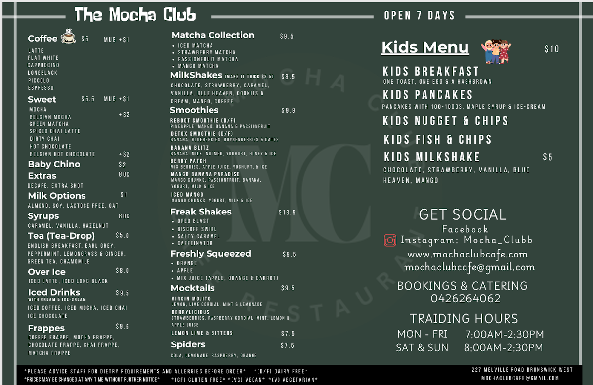 Menu photo 1
