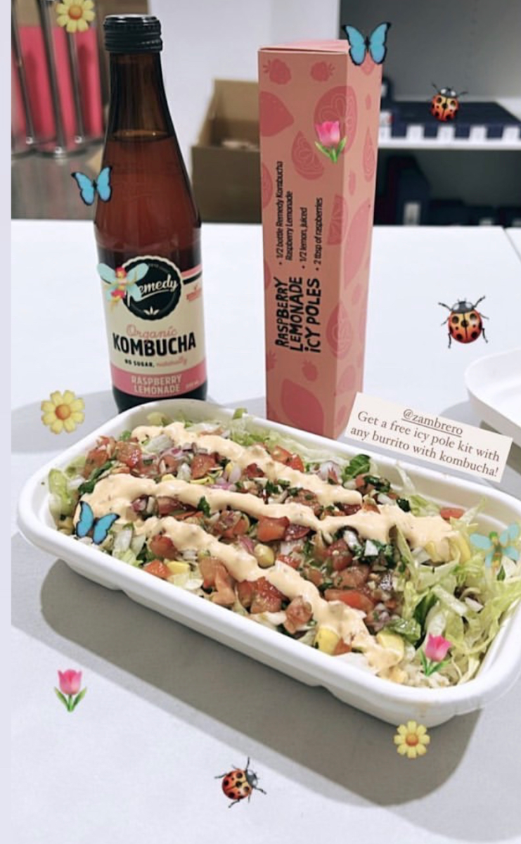 Menu, Zambrero Medilink