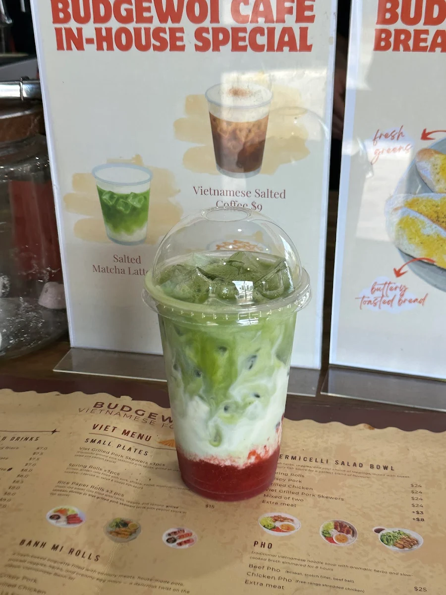 Menu, Budgewoi Cafe