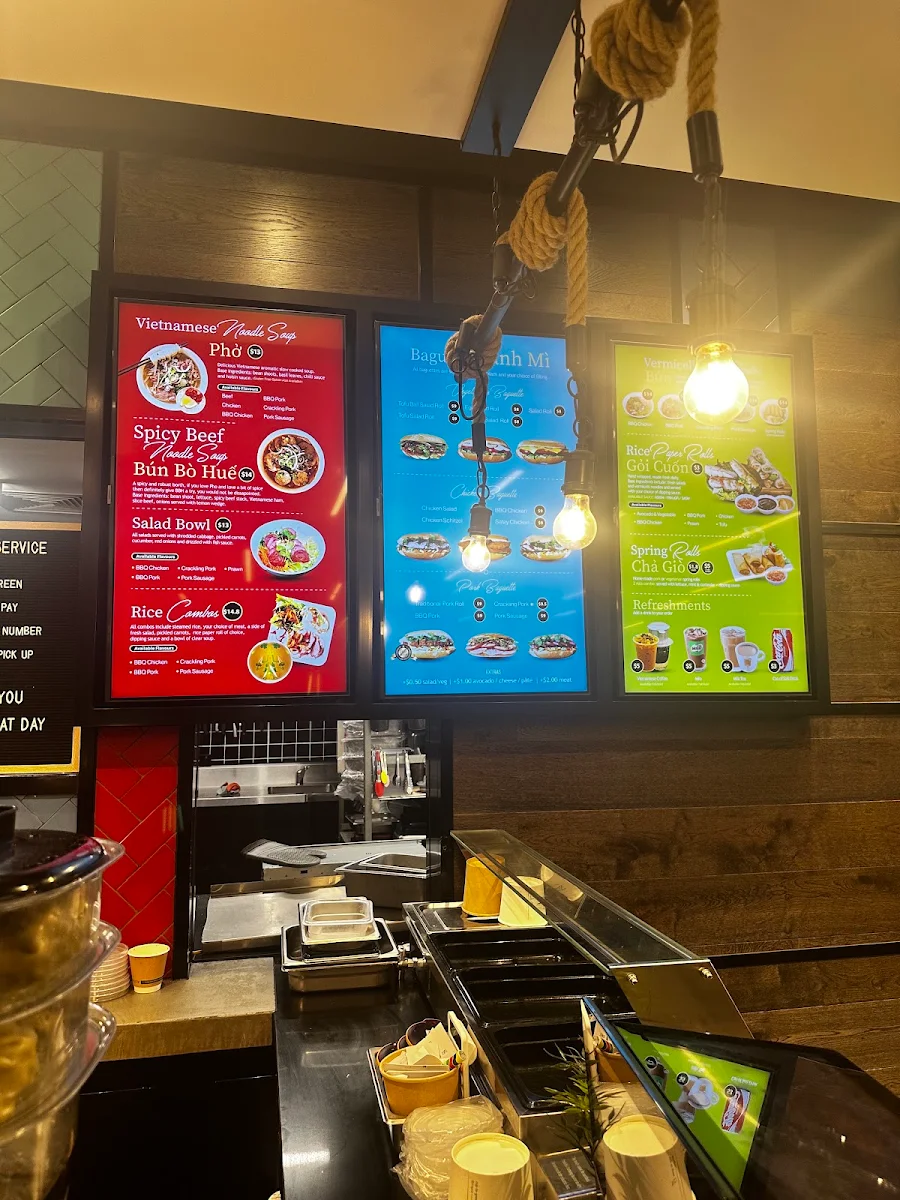Menu, Le’s Vietnamese Street Food