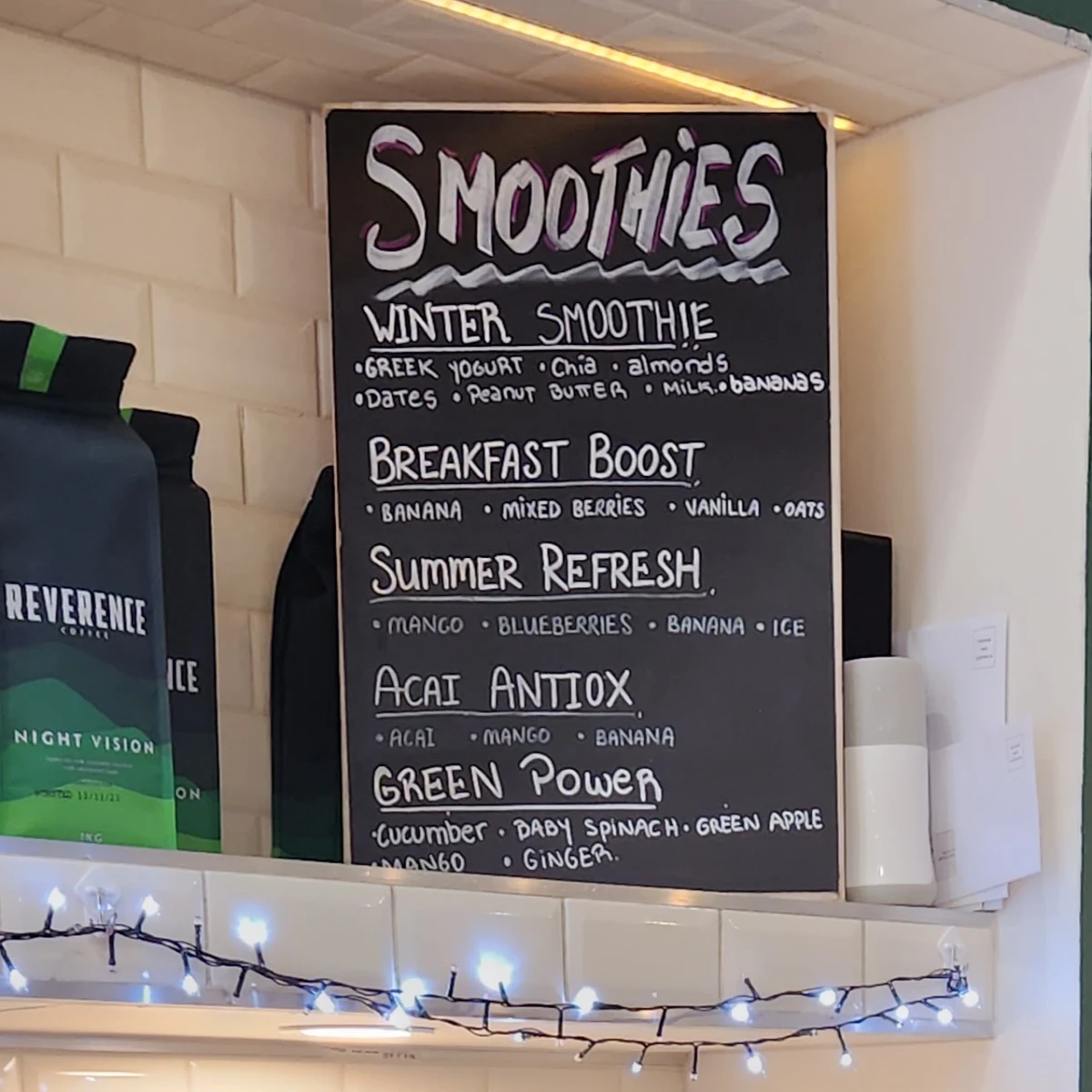 Menu, Dana Patisserie