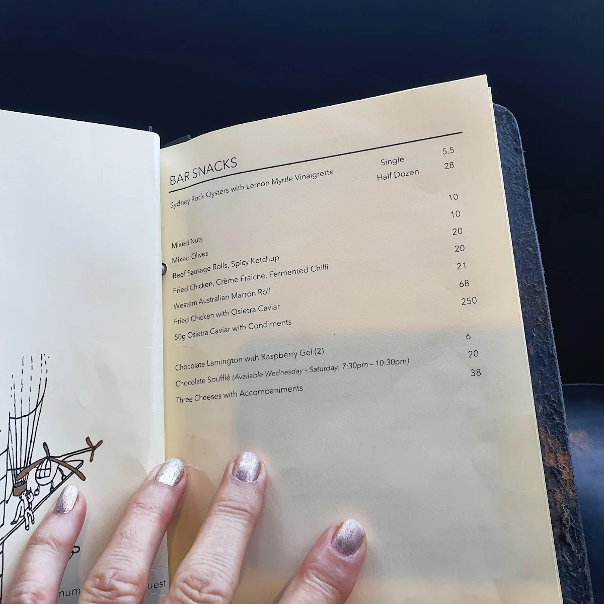 Menu, Vue de monde