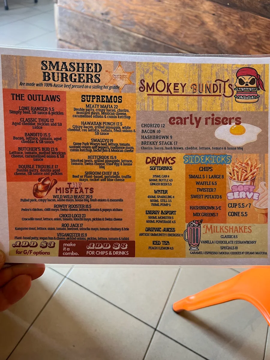 Menu, Smokey Bundits