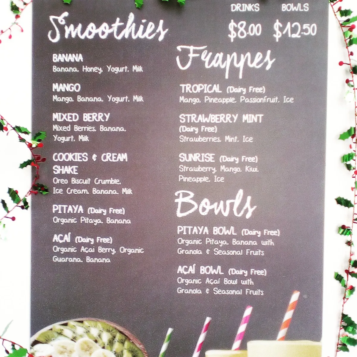 Menu, Toast 2230
