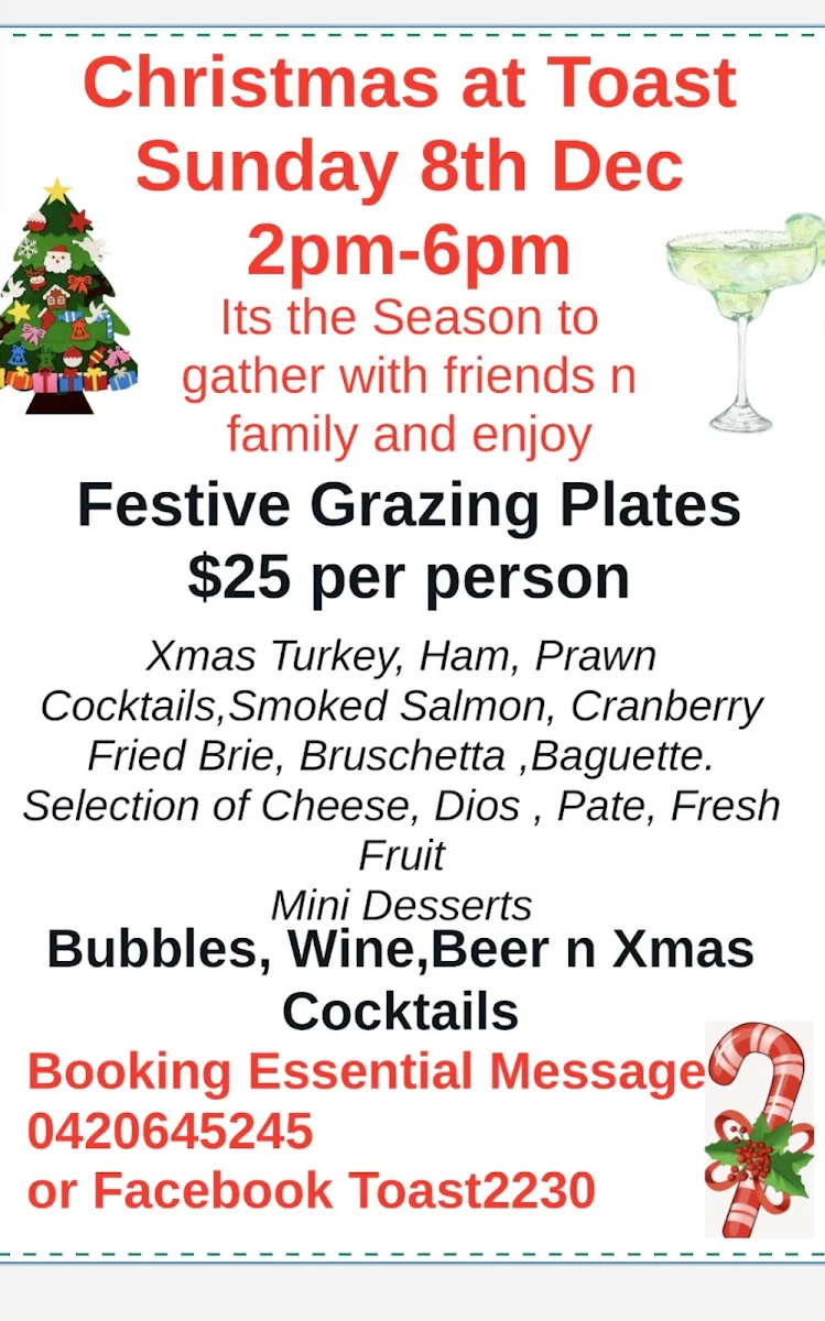 Menu, Toast 2230