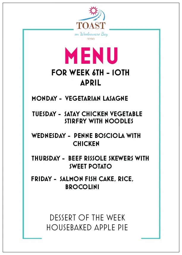 Menu, Toast 2230
