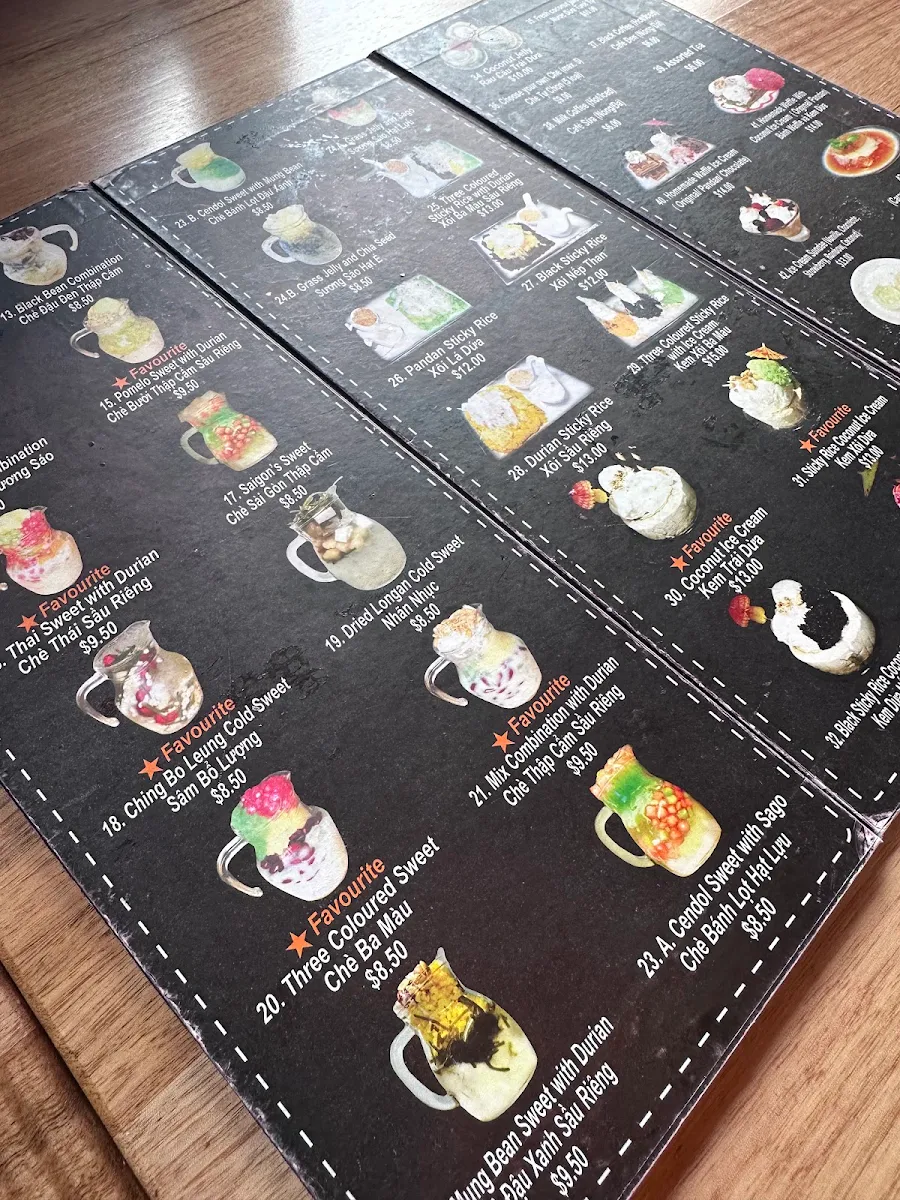 Menu, Migrant Coffee