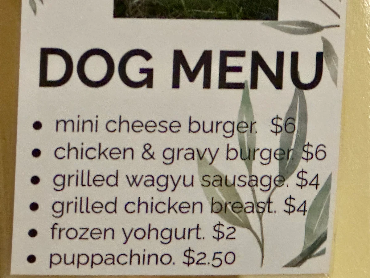 Menu, Dugandan Hotel