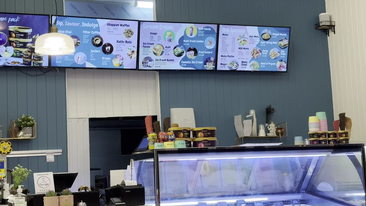 Menu, Icy Spicy Zillmere