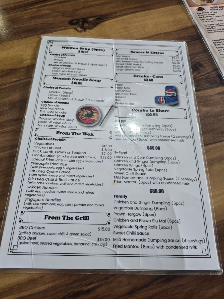 Menu, ✅ Thai It Roselands | Thai Food in Sydney
