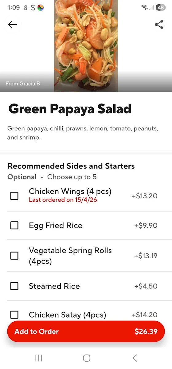 Menu, ✅ Thai It Roselands | Thai Food in Sydney