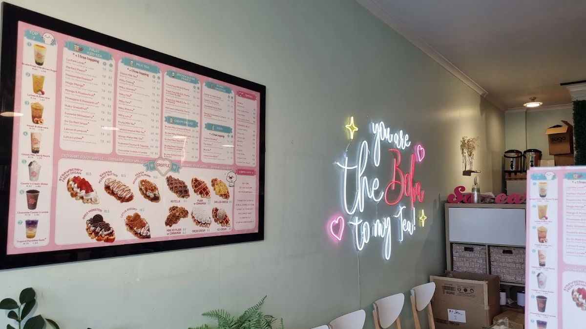 Menu, Bobi Boba | Bingsu & Bubble tea