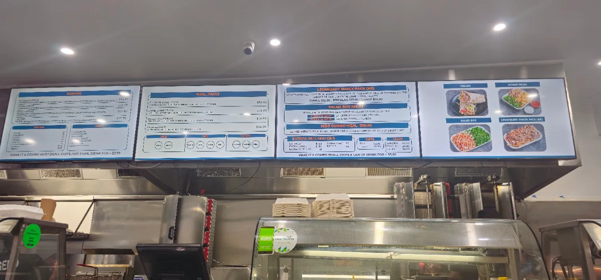 Menu, ALTAZ KEBABS