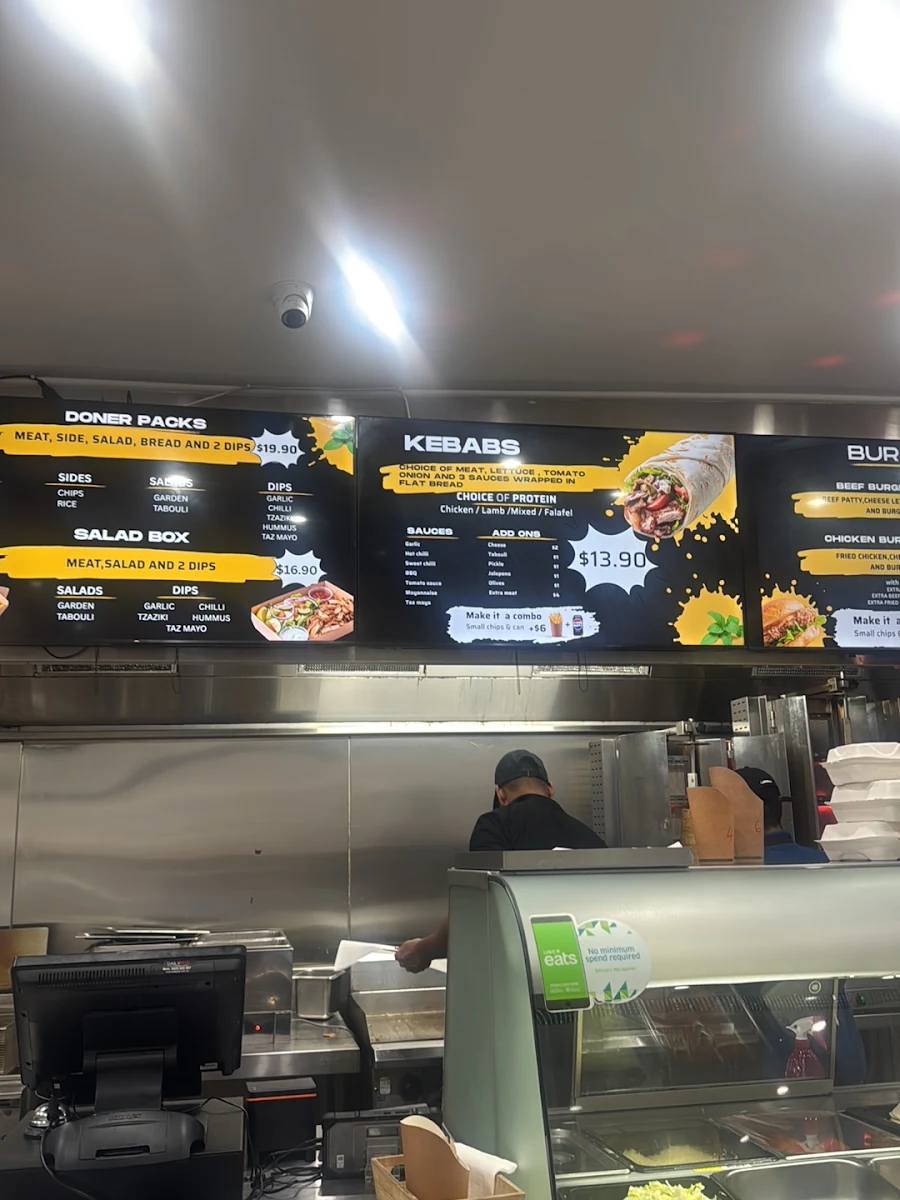 Menu, ALTAZ KEBABS