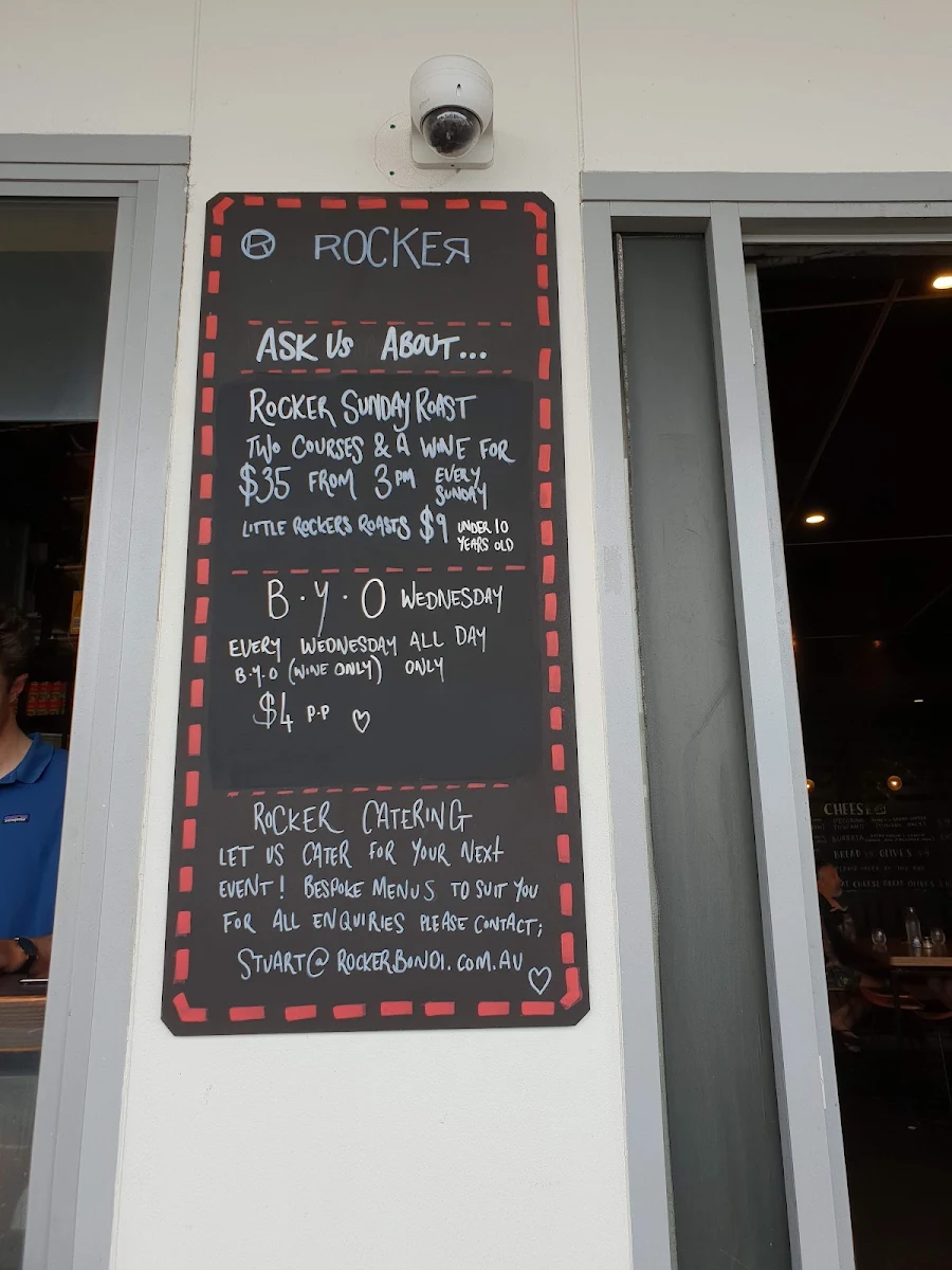 Menu, Rocker