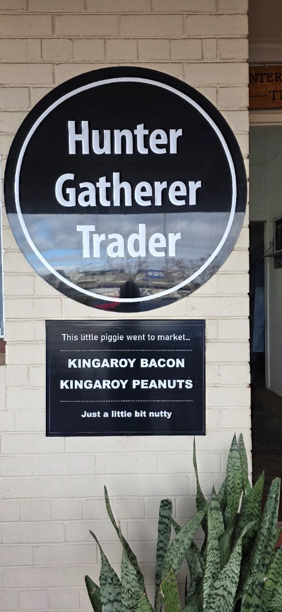 Menu, Hunter Gatherer Trader