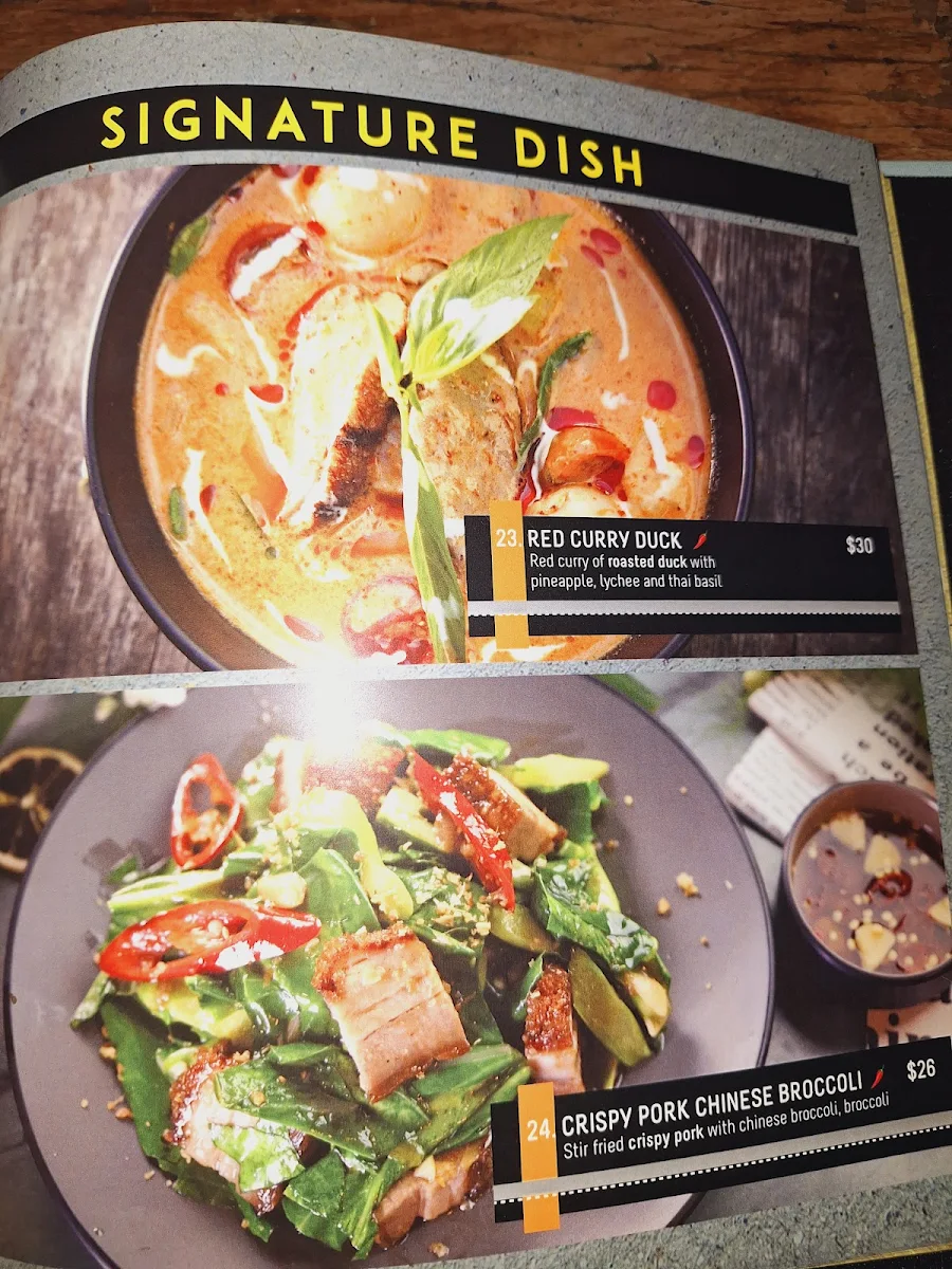 Menu, Kinn+Derm